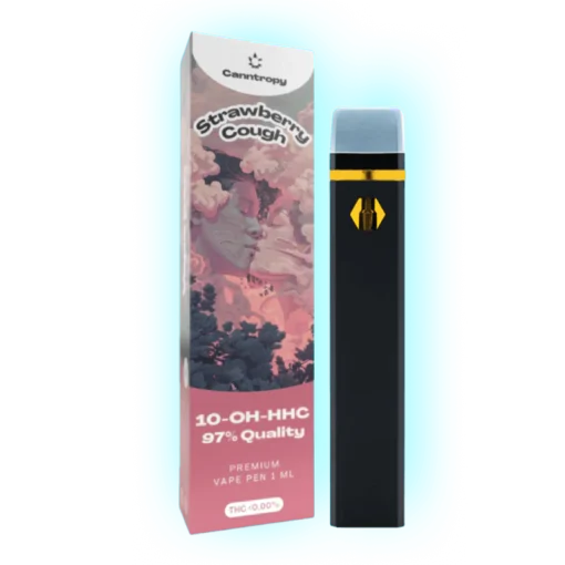 10 OH Vape Çilekli Öksürük %97 1ml